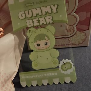 Pop Mart Gummy Bear Green Apple Kids Pin - Green